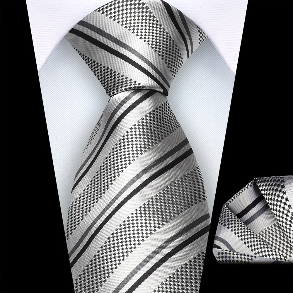 Men’s Classic Plaid Tie Set