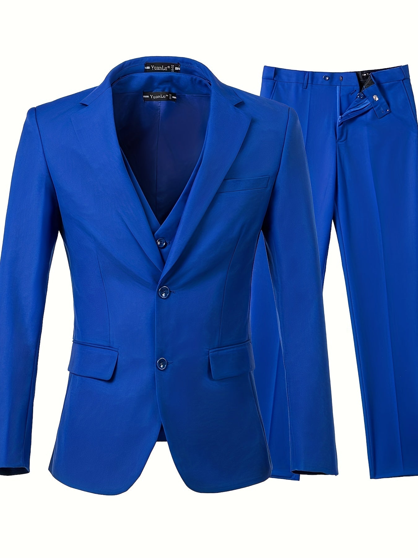 Men’s Slim-Fit 3-Piece Formal Suit