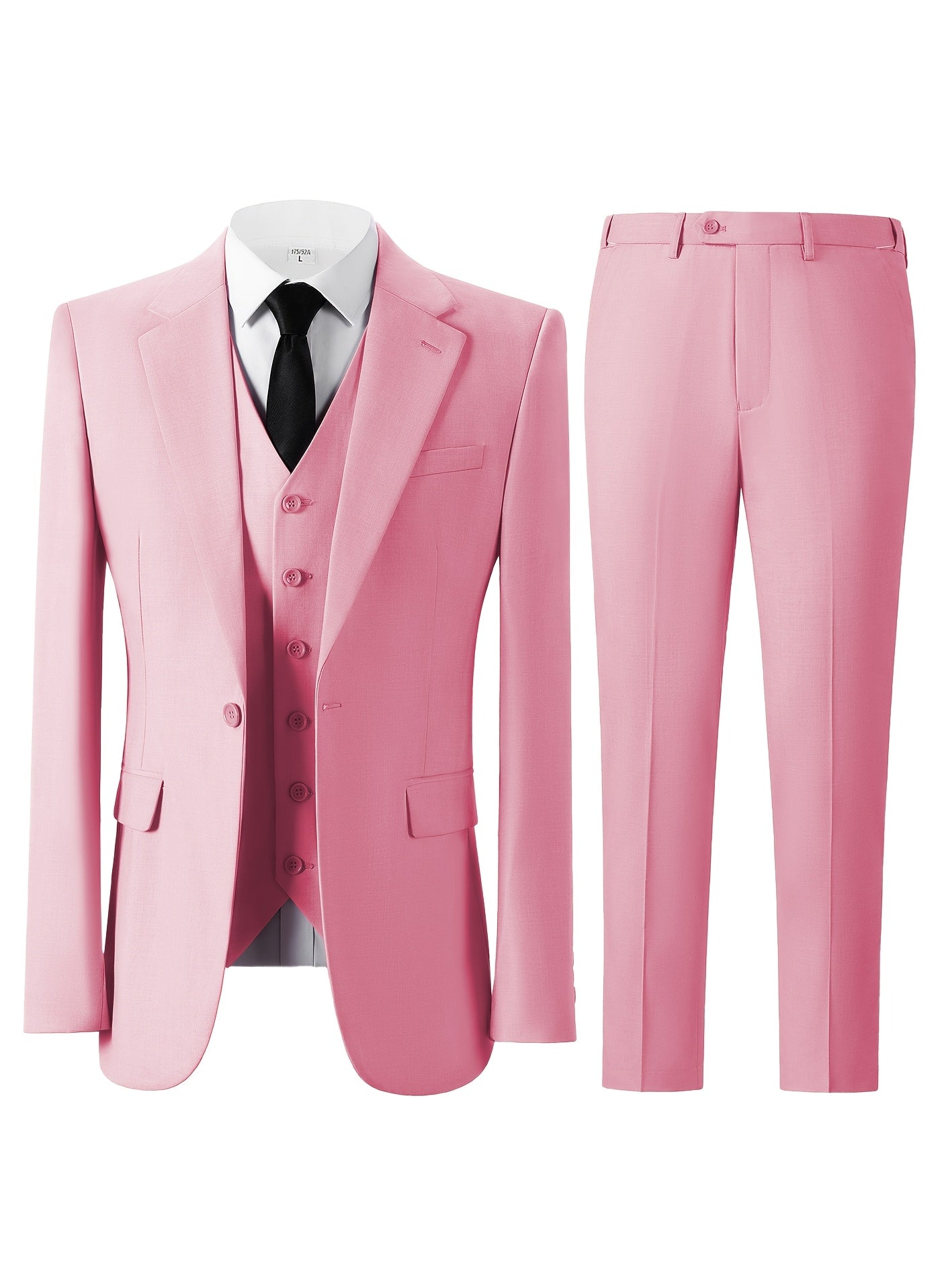 Men’s Slim-Fit 3-Piece Formal Suit