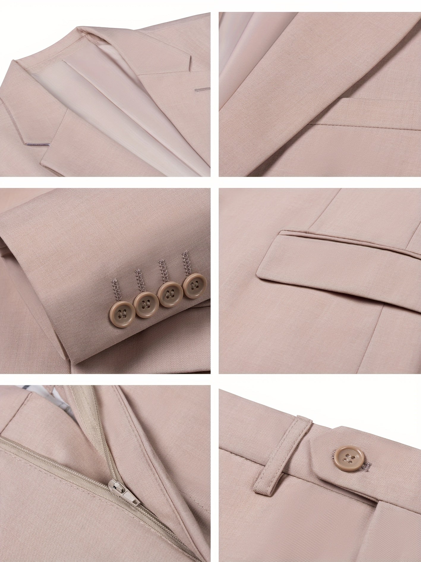 Men’s Slim-Fit 3-Piece Formal Suit