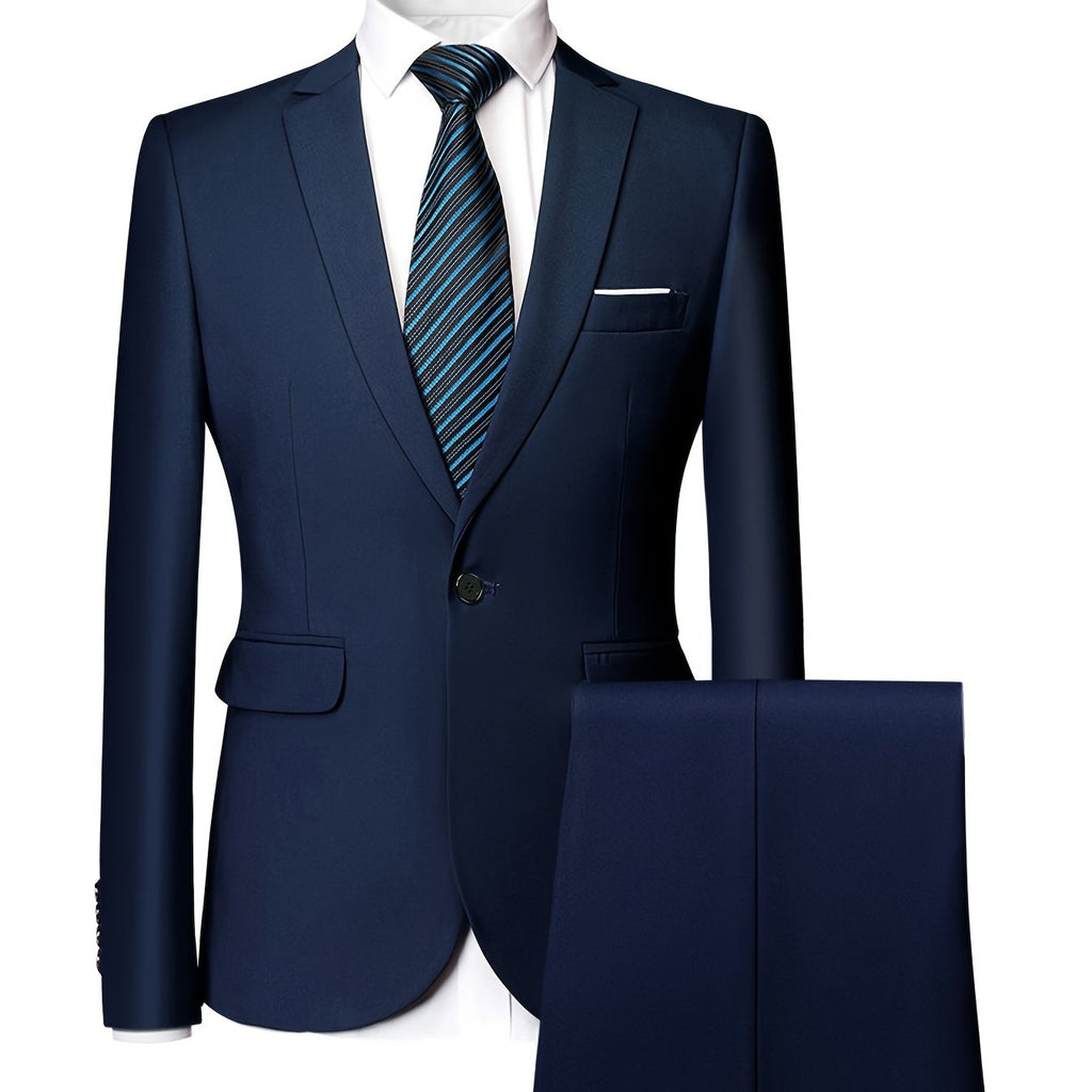 Men’s Tailored 2-Piece Formal Suit