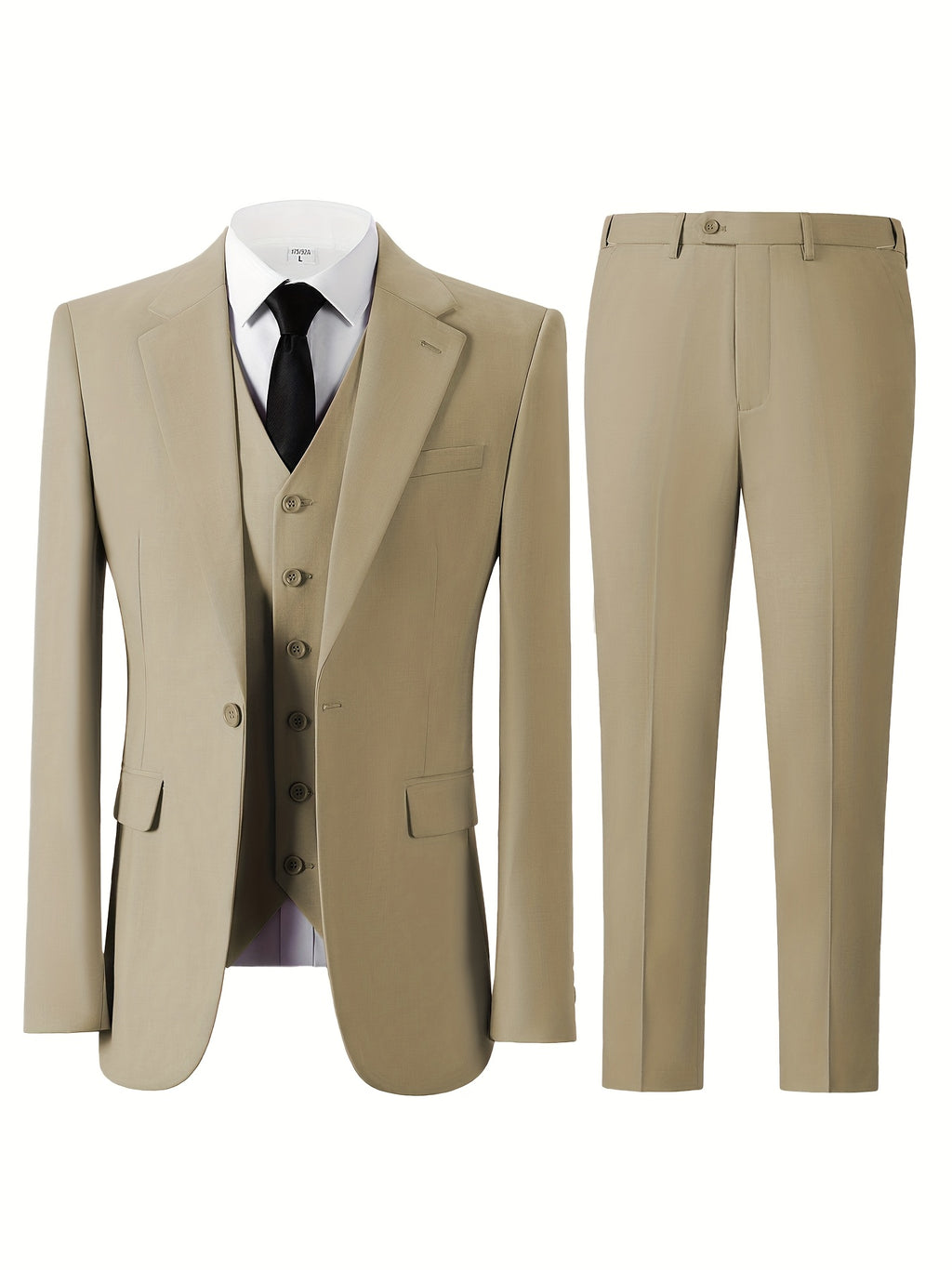 Men’s Slim-Fit 3-Piece Formal Suit