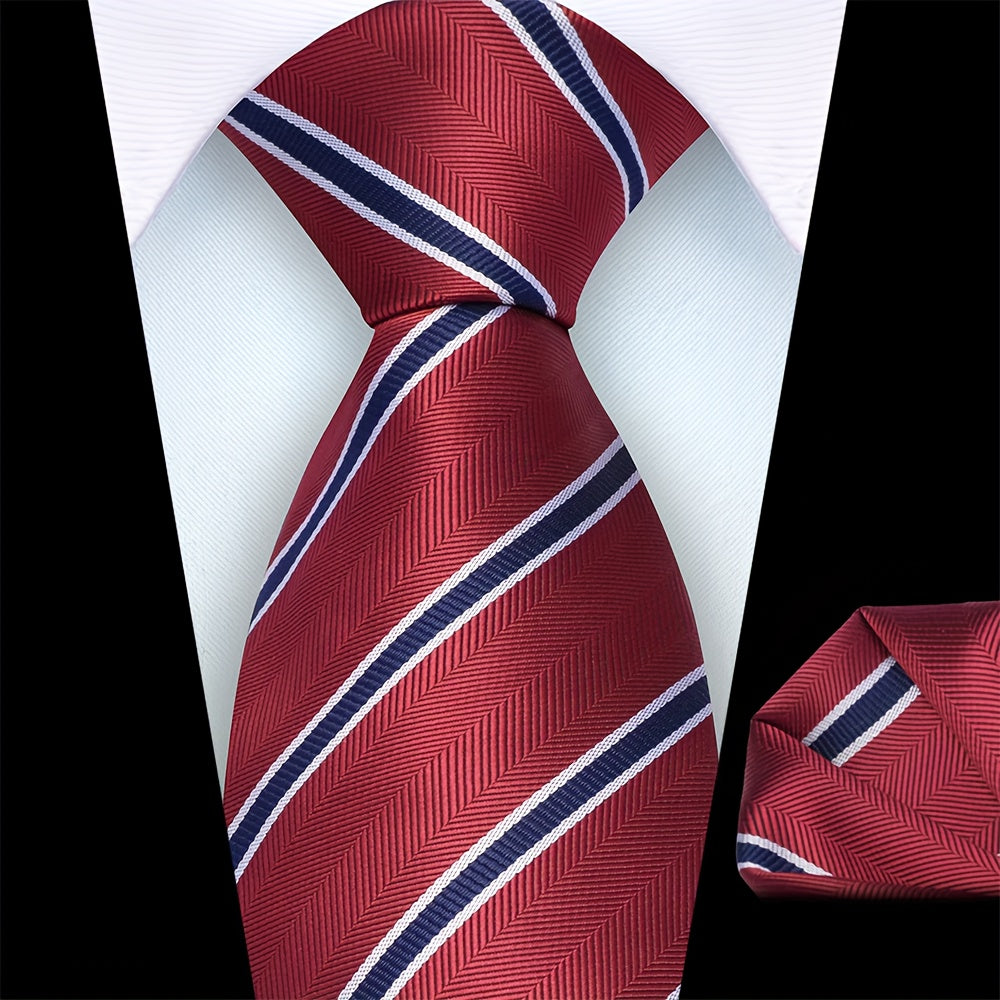 Men’s Classic Plaid Tie Set