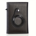Auto Side Push Card Holder Wallet For Men Slim RFID Blocking Money Clip Wallets Minimalist Wallet With Money Pocket