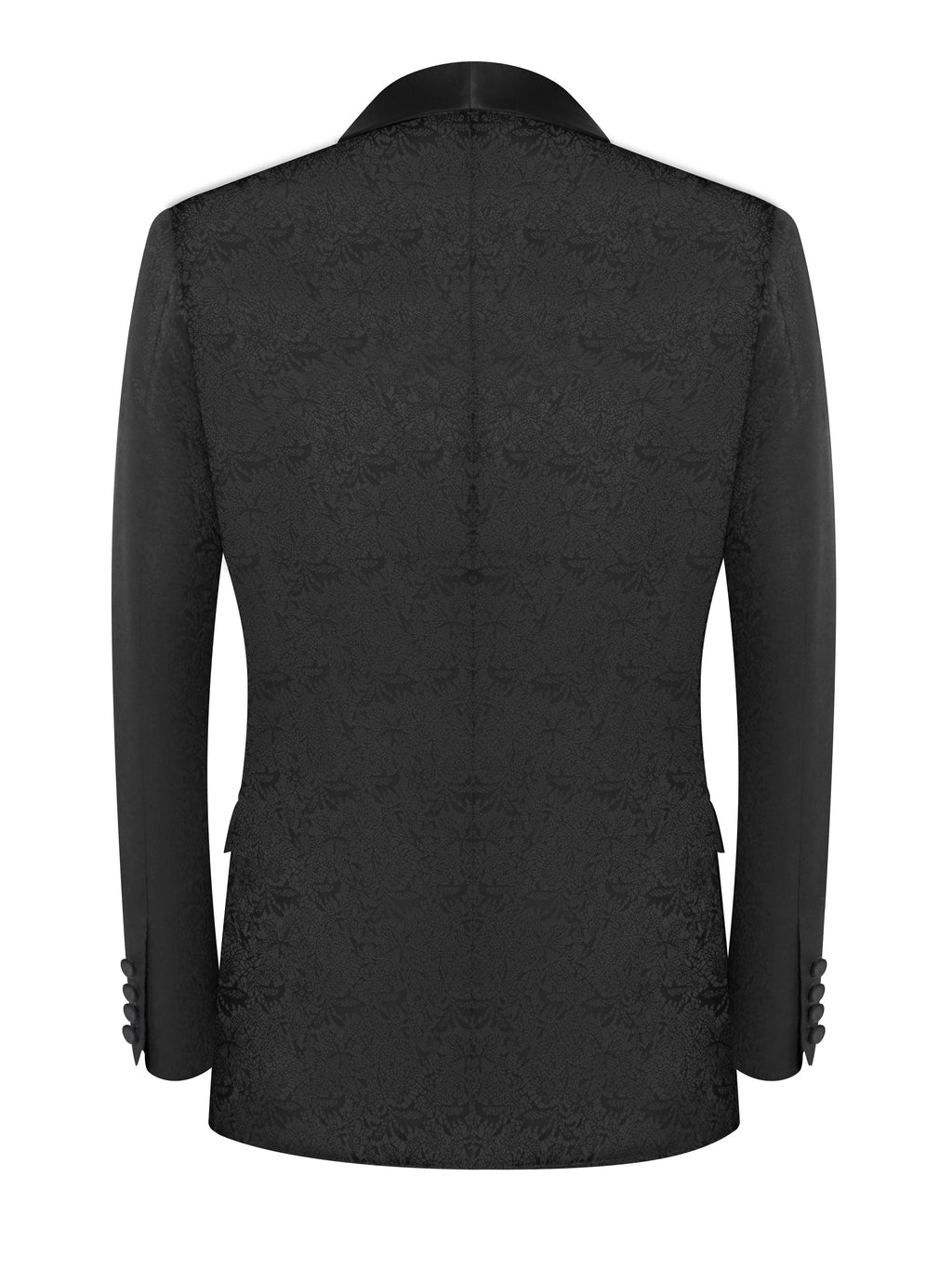 Men's Elegant 3pcs Suit Set with Paisley Pattern - Includes Blazer, Vest & Dress Pants for Weddings and Formal Events