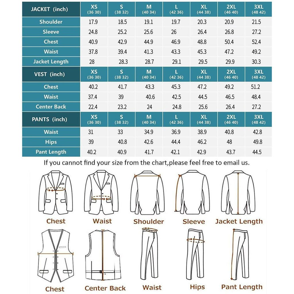 Lycody Men'S Suits 3pcs Light Gray Blazer Jacket Vest Pant Slim Fit Suit Set Two Buttons Business Men Suits Suitable For Wedding Dress Tux Suit Set Ceremony XS-3XL