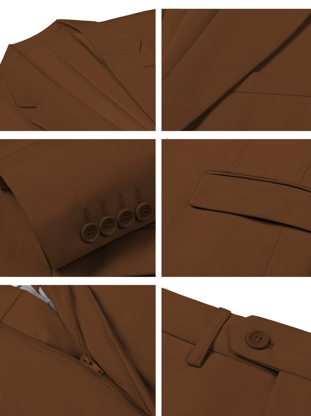 Men’s Slim-Fit 3-Piece Formal Suit