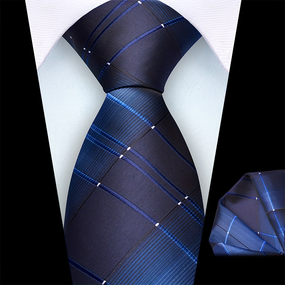Men’s Classic Plaid Tie Set