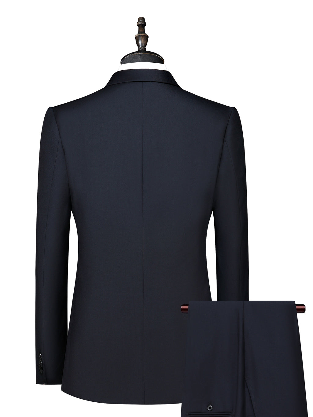 Formal 2 Pieces Set, Men's Three Button Suit Jacket & Dress Pants Suit Set For Business Dinner Wedding Party