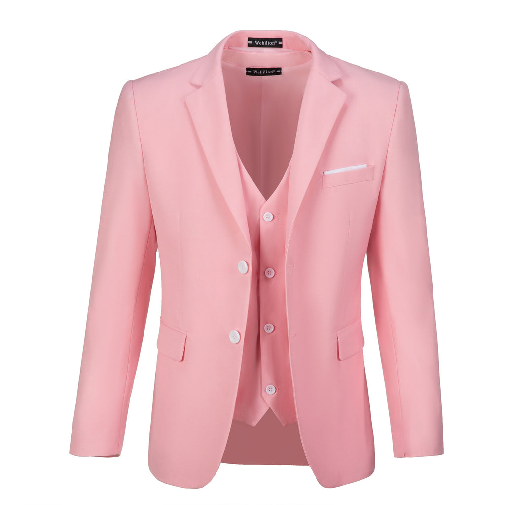 Men’s Slim-Fit 3-Piece Formal Suit