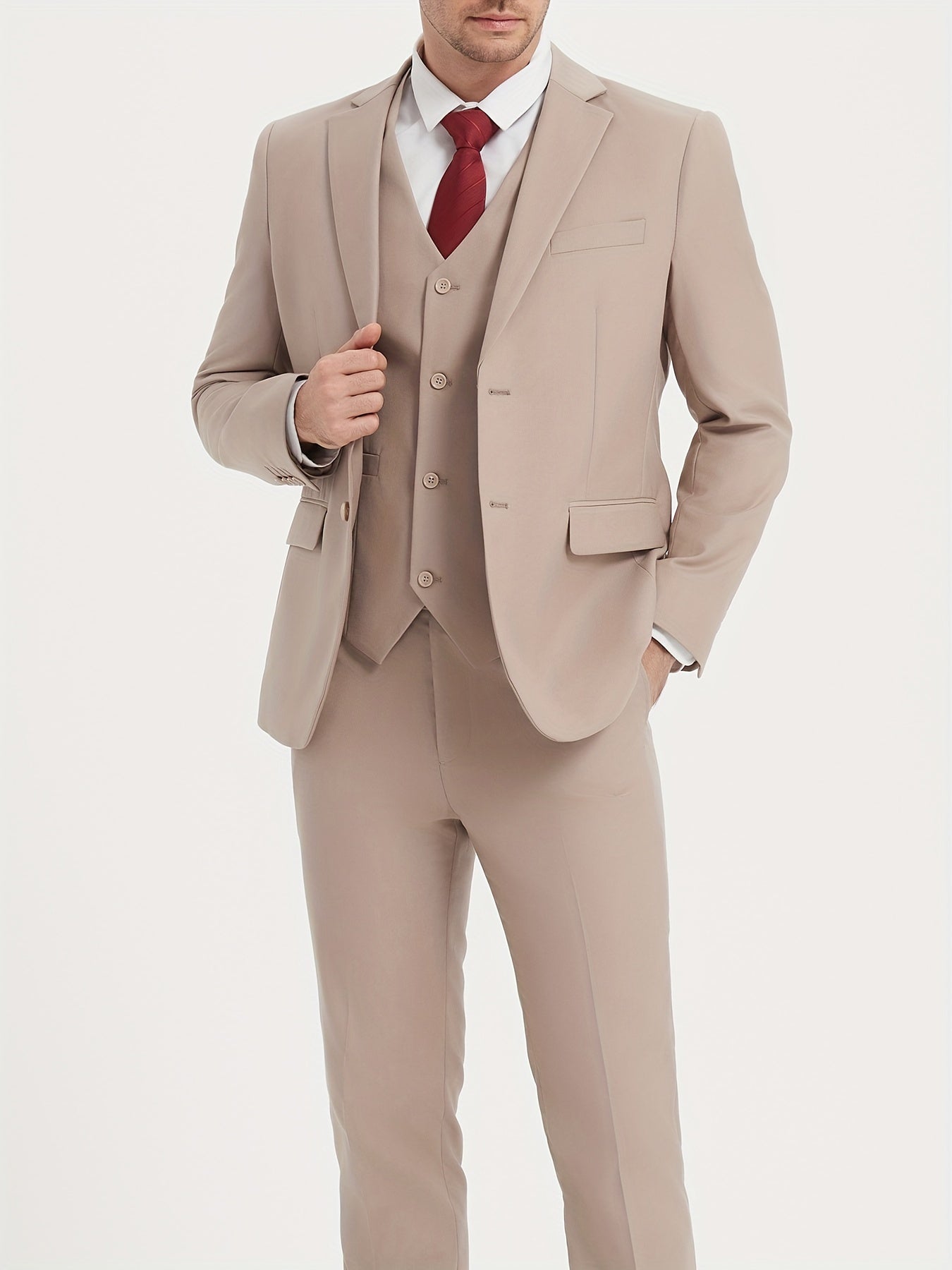 Men’s Classic 3-Piece Business Suit