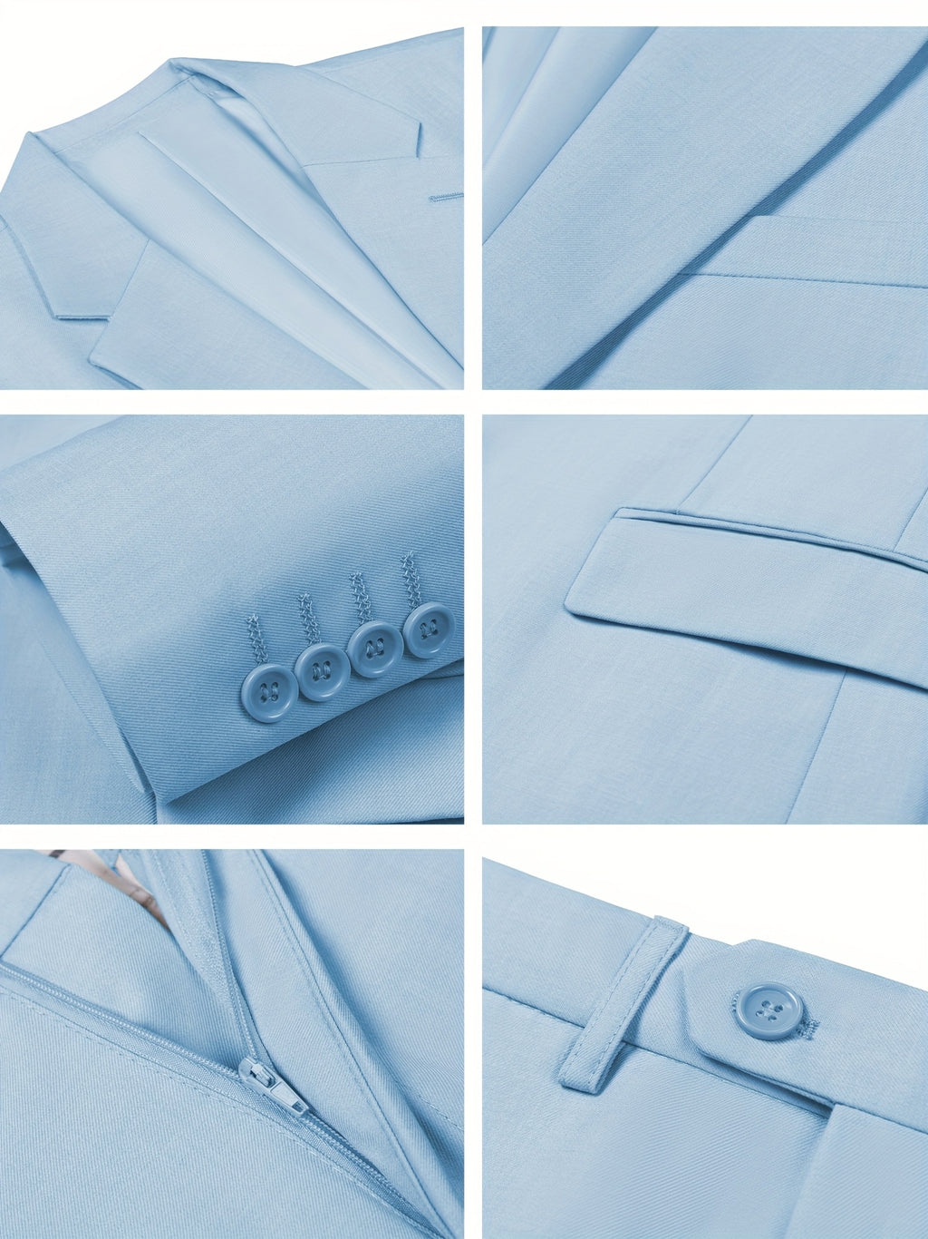 Men’s Slim-Fit 3-Piece Formal Suit