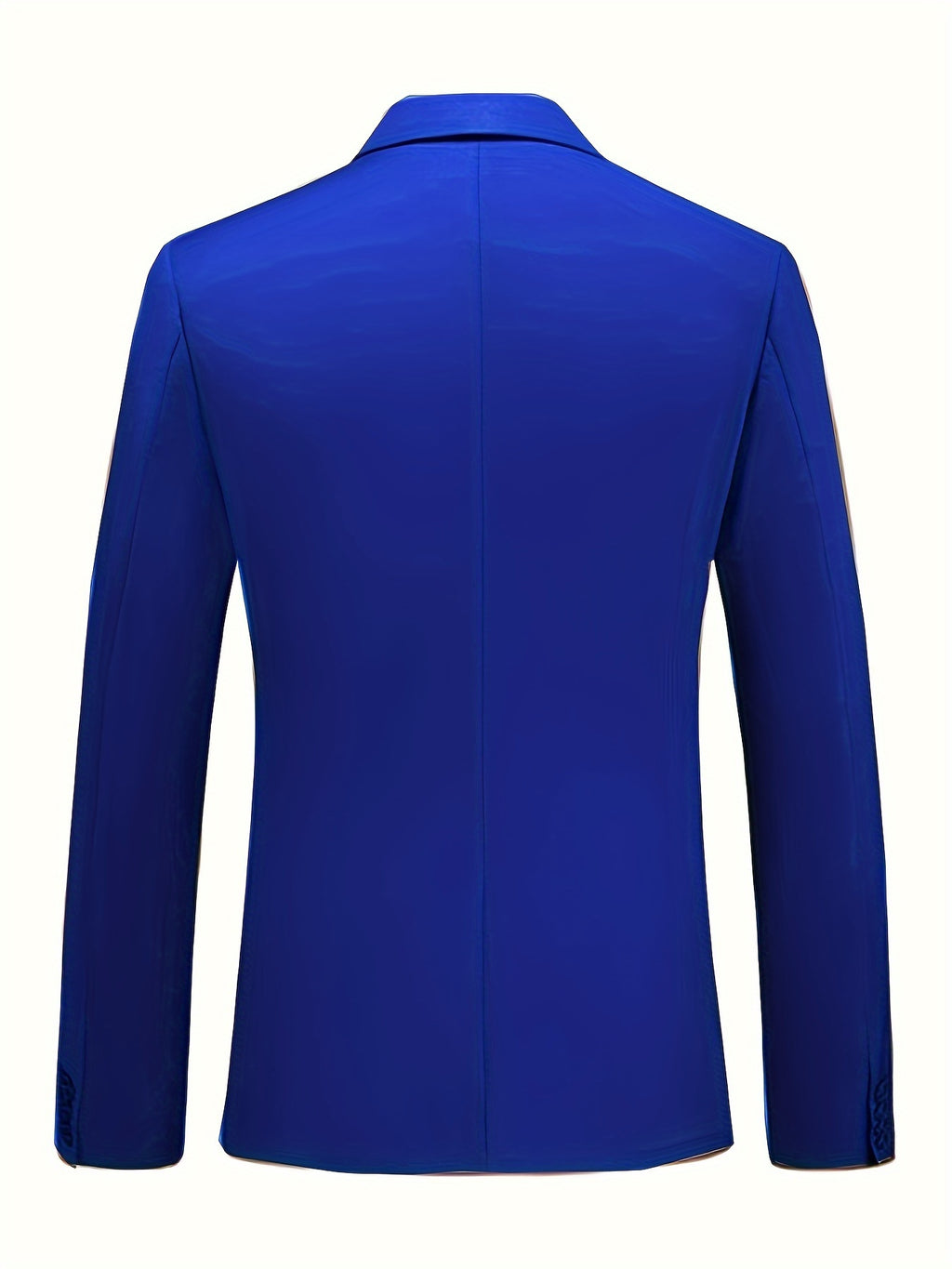 2 Pieces Men's Formal Suit Set - One Button Jacket & Dress Pants for Business, Dinner, Wedding, Party Occasions