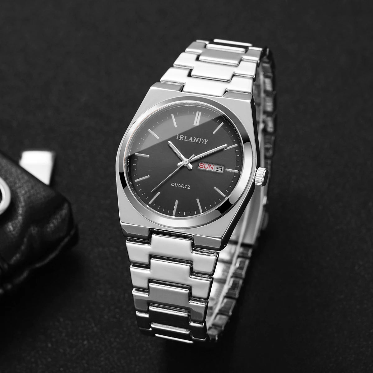 Luxury Men Business Watches Calendar Quartz Wristwatches For Mens Clock Reloj Hombre（Without Box）