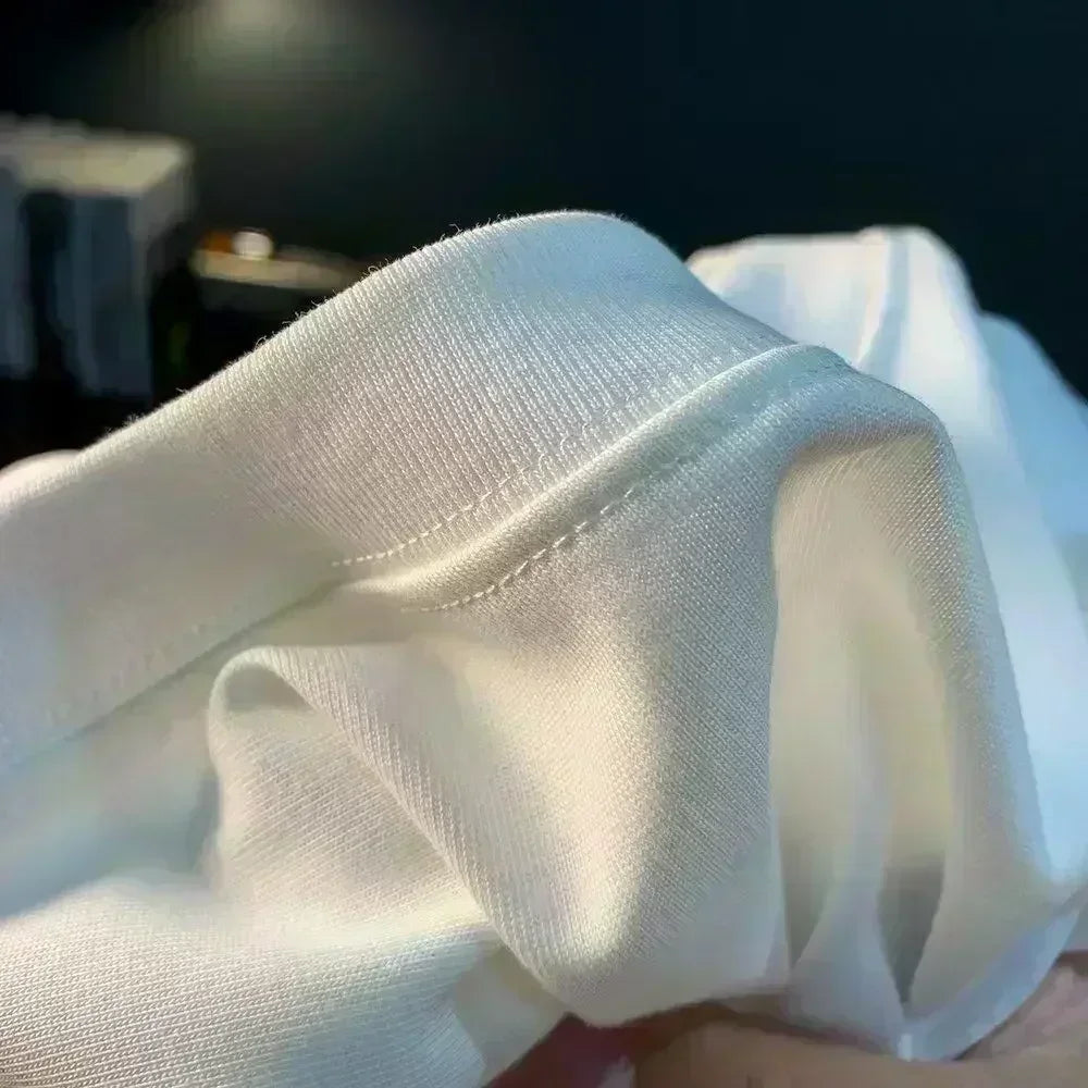 Men's Round Neck Short Sleeved Casual Pure Cotton Print Y2K Style Hand Drawn Unisex Cotton Graphic T Shirts