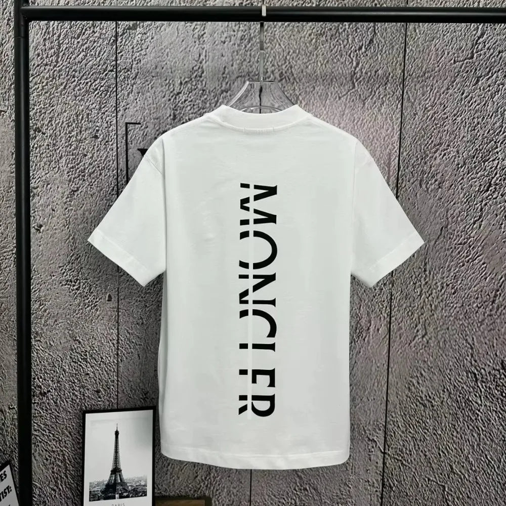 2025 Graphic Printed White T-Shirt Men's and Women's Casual Short Sleeve Crew Neck Cotton T-Shirt Unisex Fashion Top ins