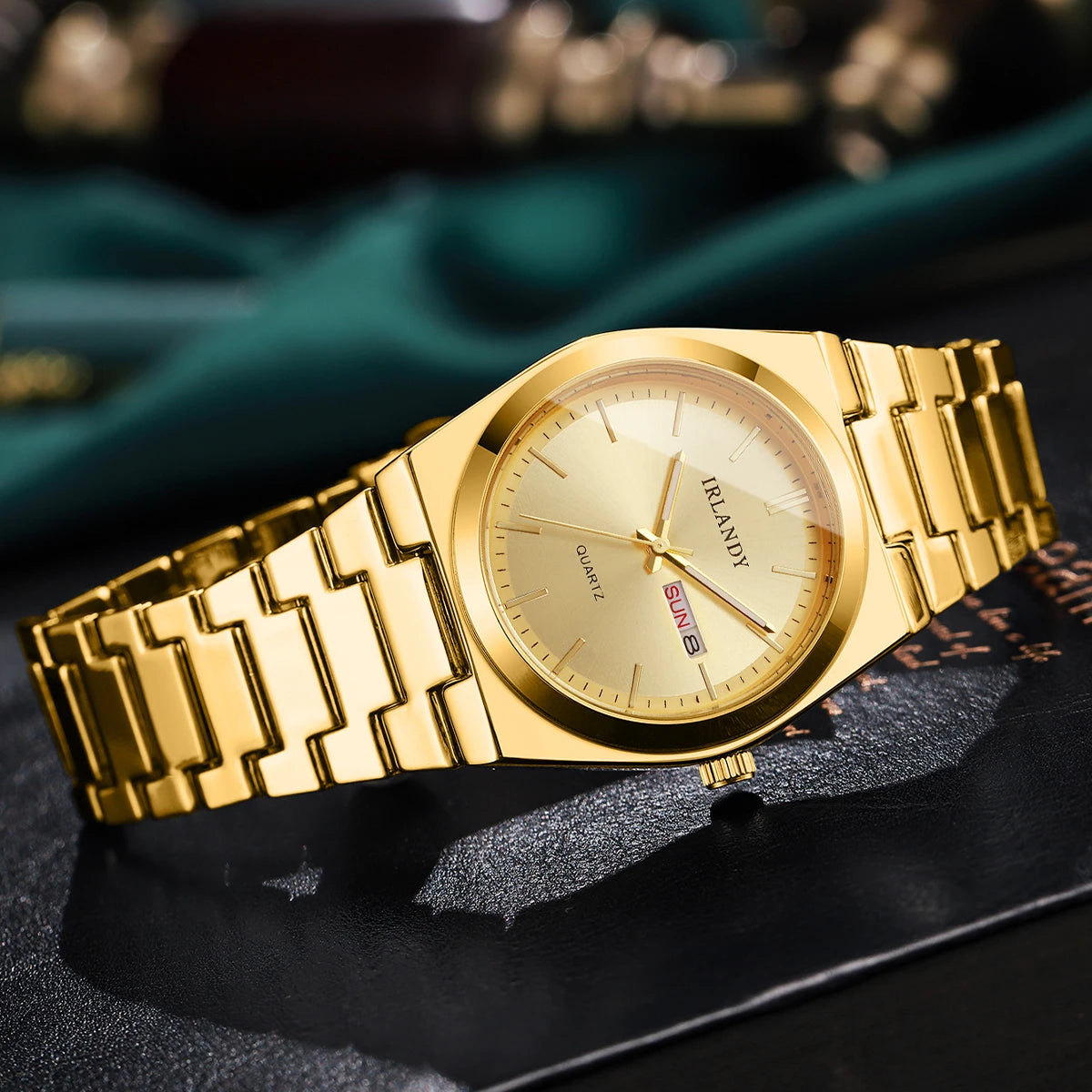 Luxury Men Business Watches Calendar Quartz Wristwatches For Mens Clock Reloj Hombre（Without Box）