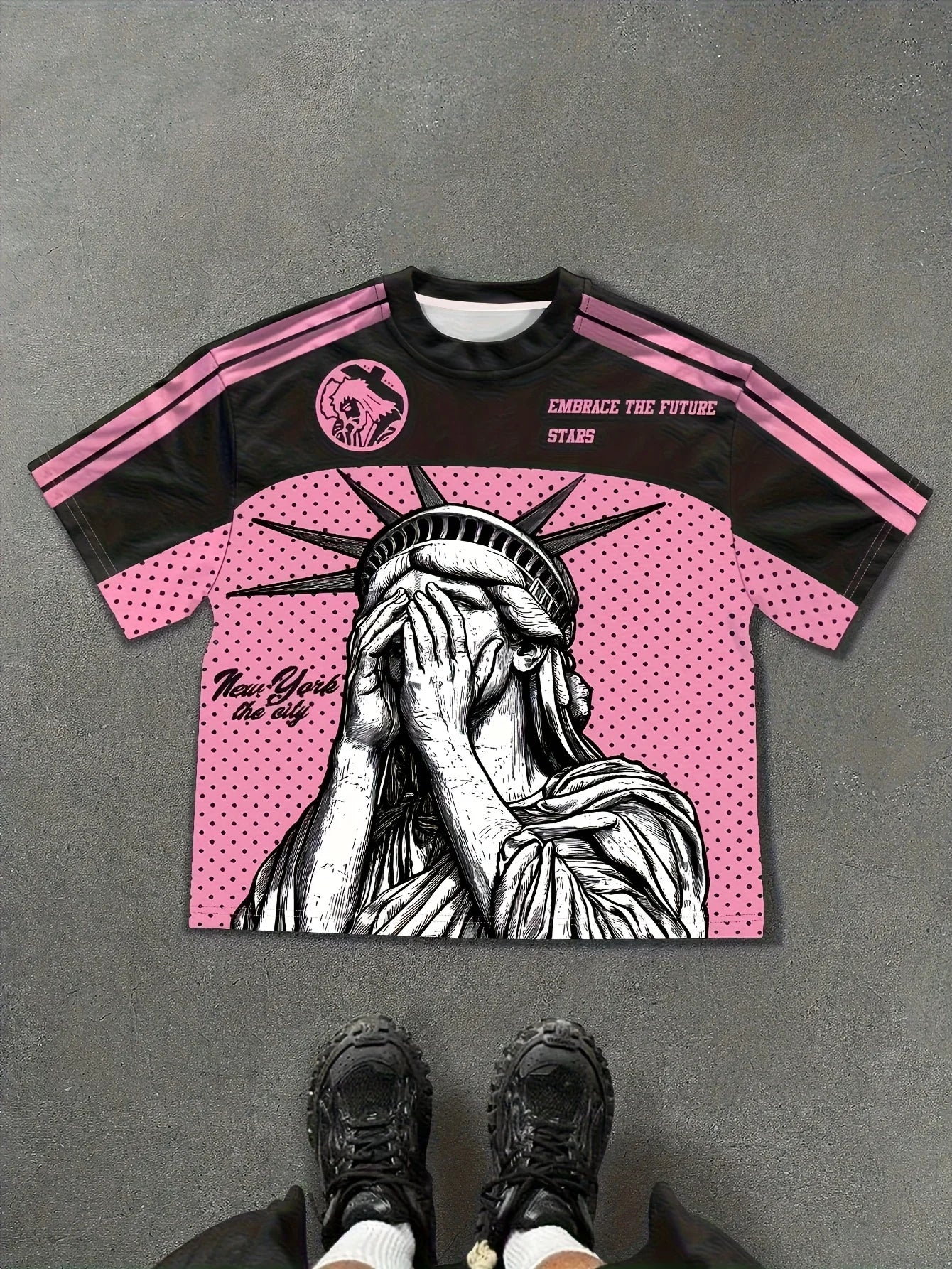 2025 Summer New sporty, casual and fashionable outdoor 3D digital printed soft comfortable and breathable men's T-shirt