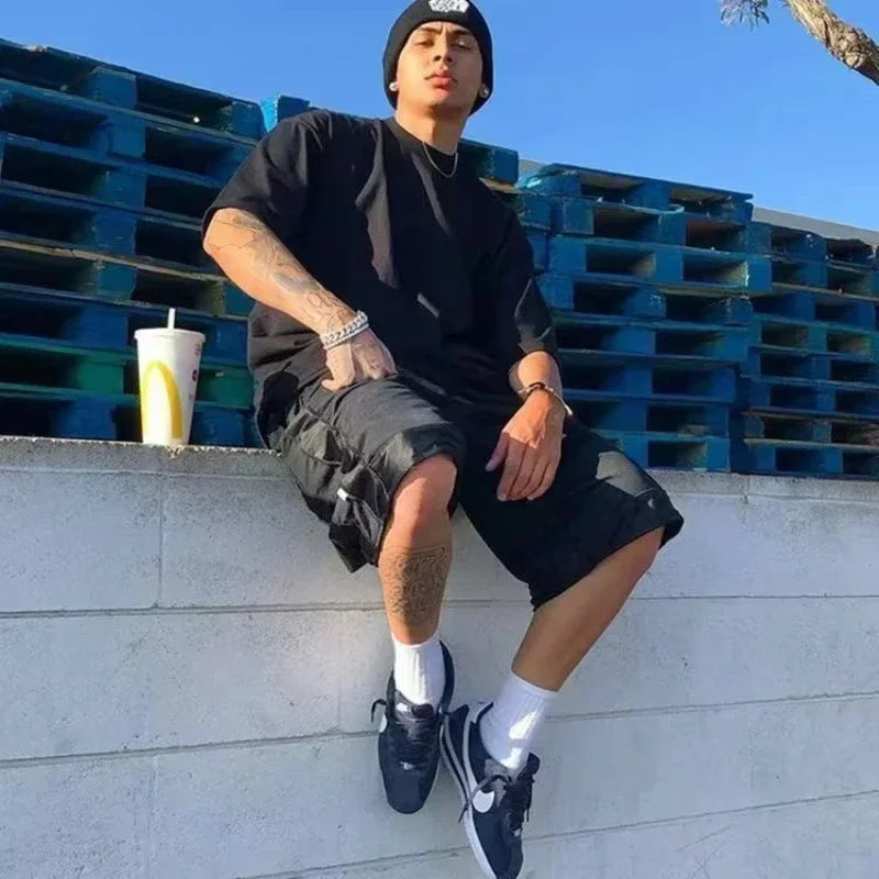 Men's T-shirt - Breathable and sweat-wicking short-sleeved round-neck casual and sportswear style shirt suitable for all seasons