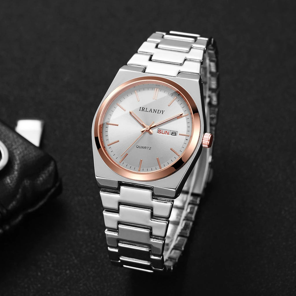 Luxury Men Business Watches Calendar Quartz Wristwatches For Mens Clock Reloj Hombre（Without Box）