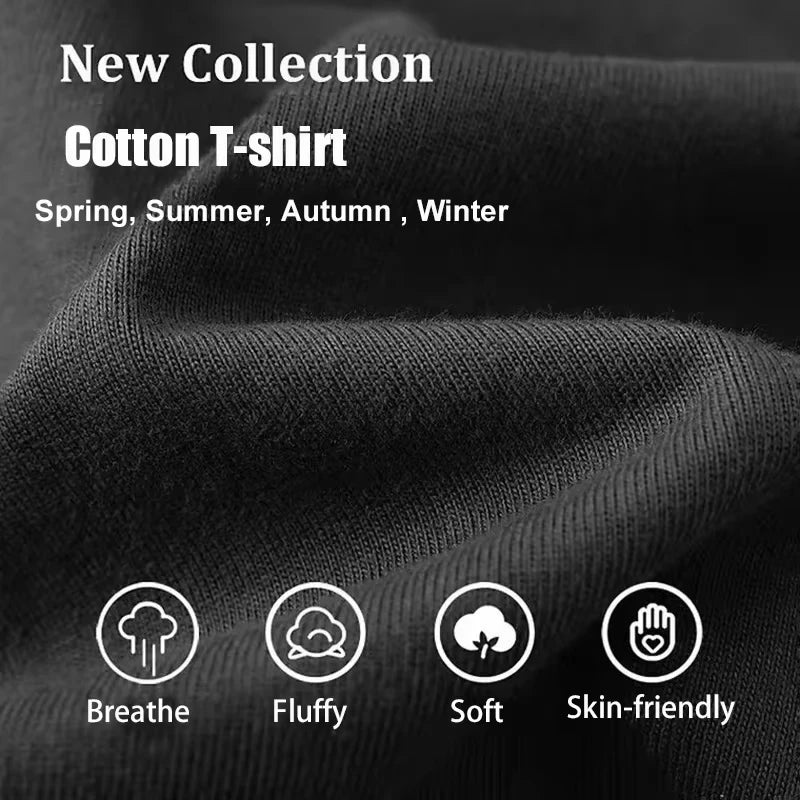 Men's T-shirt - Breathable and sweat-wicking short-sleeved round-neck casual and sportswear style shirt suitable for all seasons