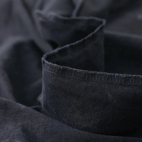 Anime Men's T Shirts Gothic Printed T-Shirt Hip Hop Streetwear Punk Summer Vintage Washed Oversized Tops Men Clothing