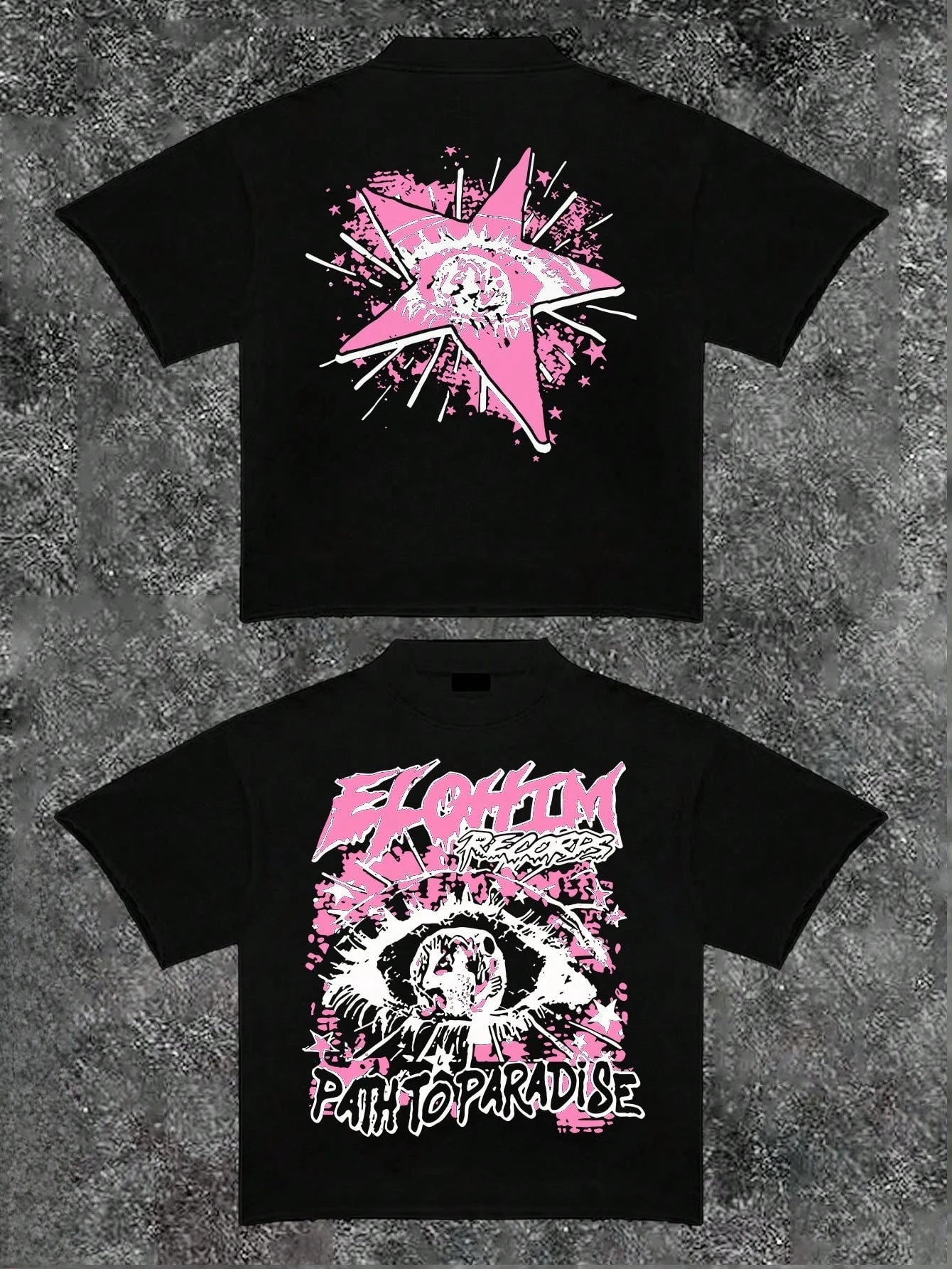 Men's Round Neck Short Sleeved Casual Pure Cotton Print Y2K Style Hand Drawn Unisex Cotton Graphic T Shirts