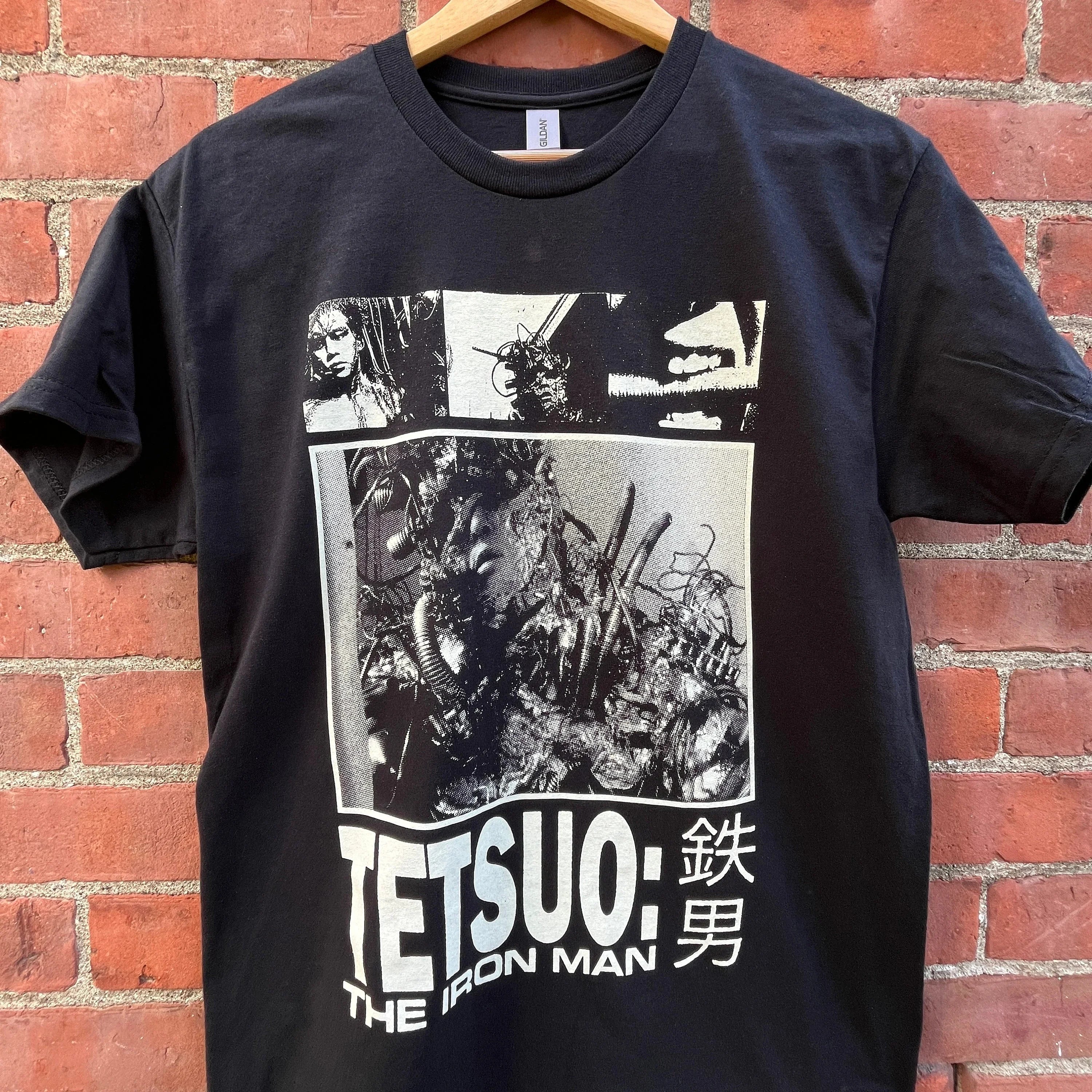 Tetsuo The Iron Man Shirt Graphic Short Sleeve Shirt Unisex Men Women Summer Men's T-Shirt Black Casual Crew Neck Cotton Tee