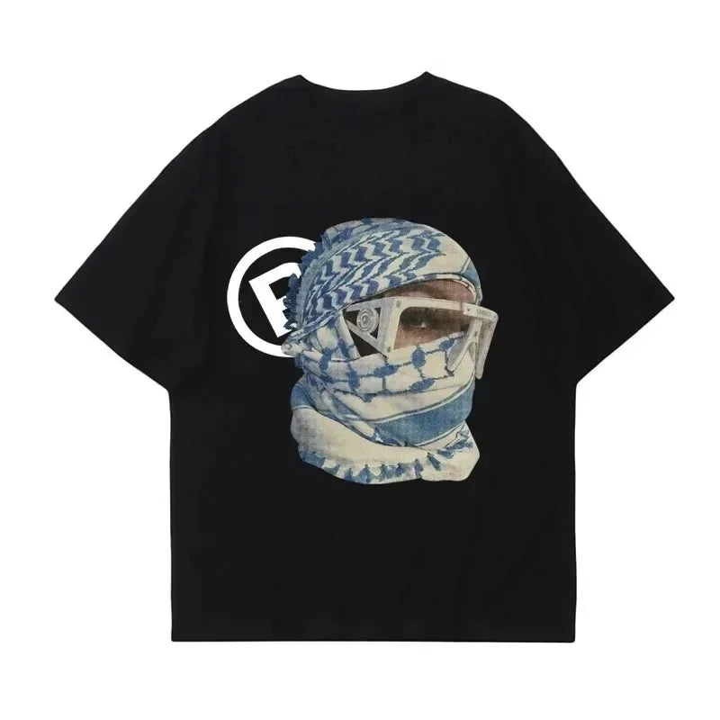 Graphic T-shirt Men Women Vintage Top Hip Hop Streetwear Oversized Tshirt Short Sleeve Casual Clothing Summer Fashion Trendy Tee