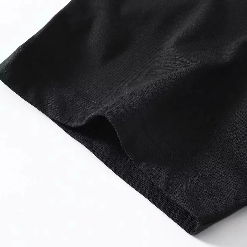 2025 Graphic Printed White T-Shirt Men's and Women's Casual Short Sleeve Crew Neck Cotton T-Shirt Unisex Fashion Top ins