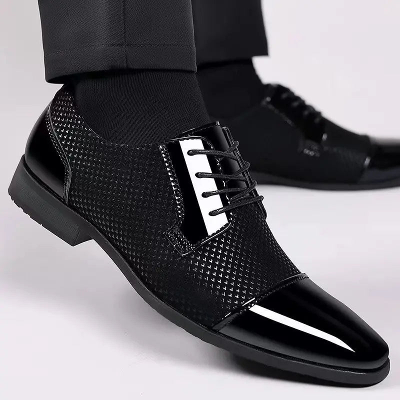 Dress Shoes Man Casual Business Pointed Toe Social Shoe for Men Breathable In Summer Leather Luxury Designer Clothing Low Price