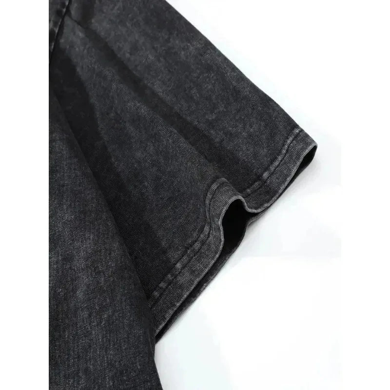 Men'S T-Shirt, Pure, High-Quality Short-Sleeve T-Shirt with New Y2K Oversized Designs