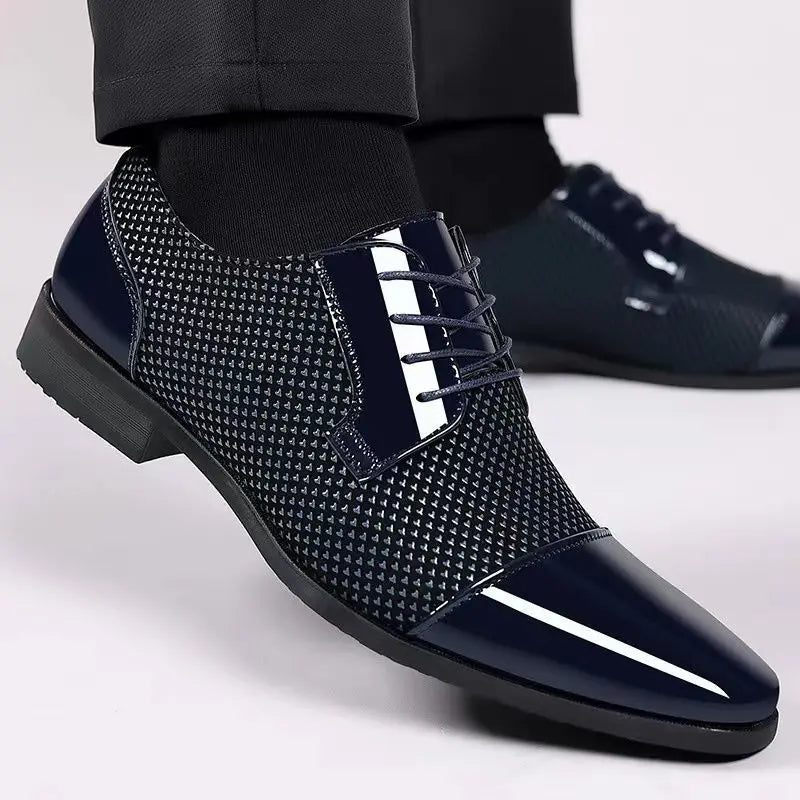 Dress Shoes Man Casual Business Pointed Toe Social Shoe for Men Breathable In Summer Leather Luxury Designer Clothing Low Price