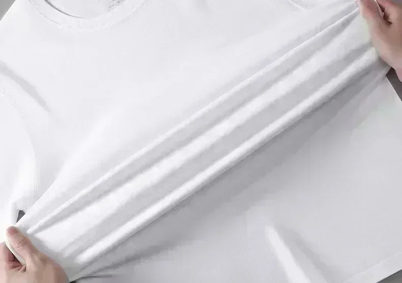 2025 Graphic Printed White T-Shirt Men's and Women's Casual Short Sleeve Crew Neck Cotton T-Shirt Unisex Fashion Top ins