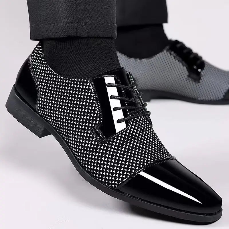 Dress Shoes Man Casual Business Pointed Toe Social Shoe for Men Breathable In Summer Leather Luxury Designer Clothing Low Price