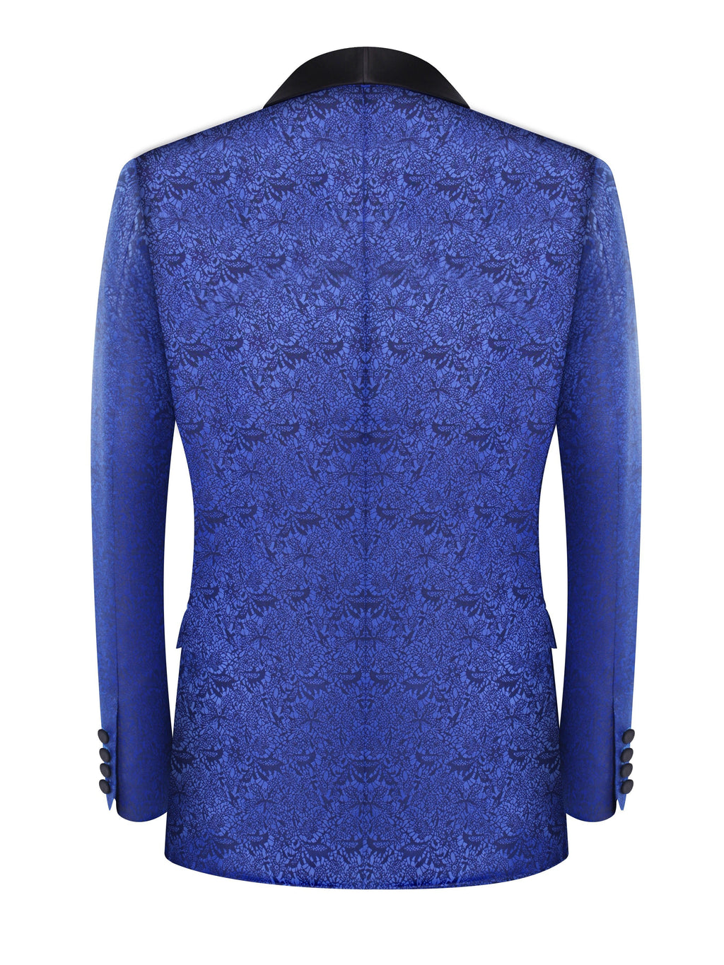 Men's Elegant 3pcs Suit Set with Paisley Pattern - Includes Blazer, Vest & Dress Pants for Weddings and Formal Events