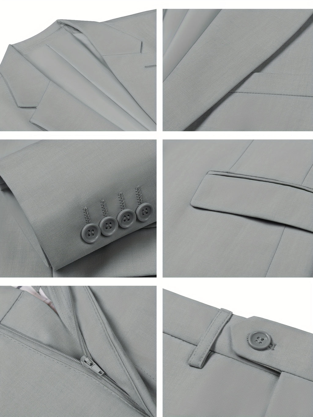 Men’s Slim-Fit 3-Piece Formal Suit