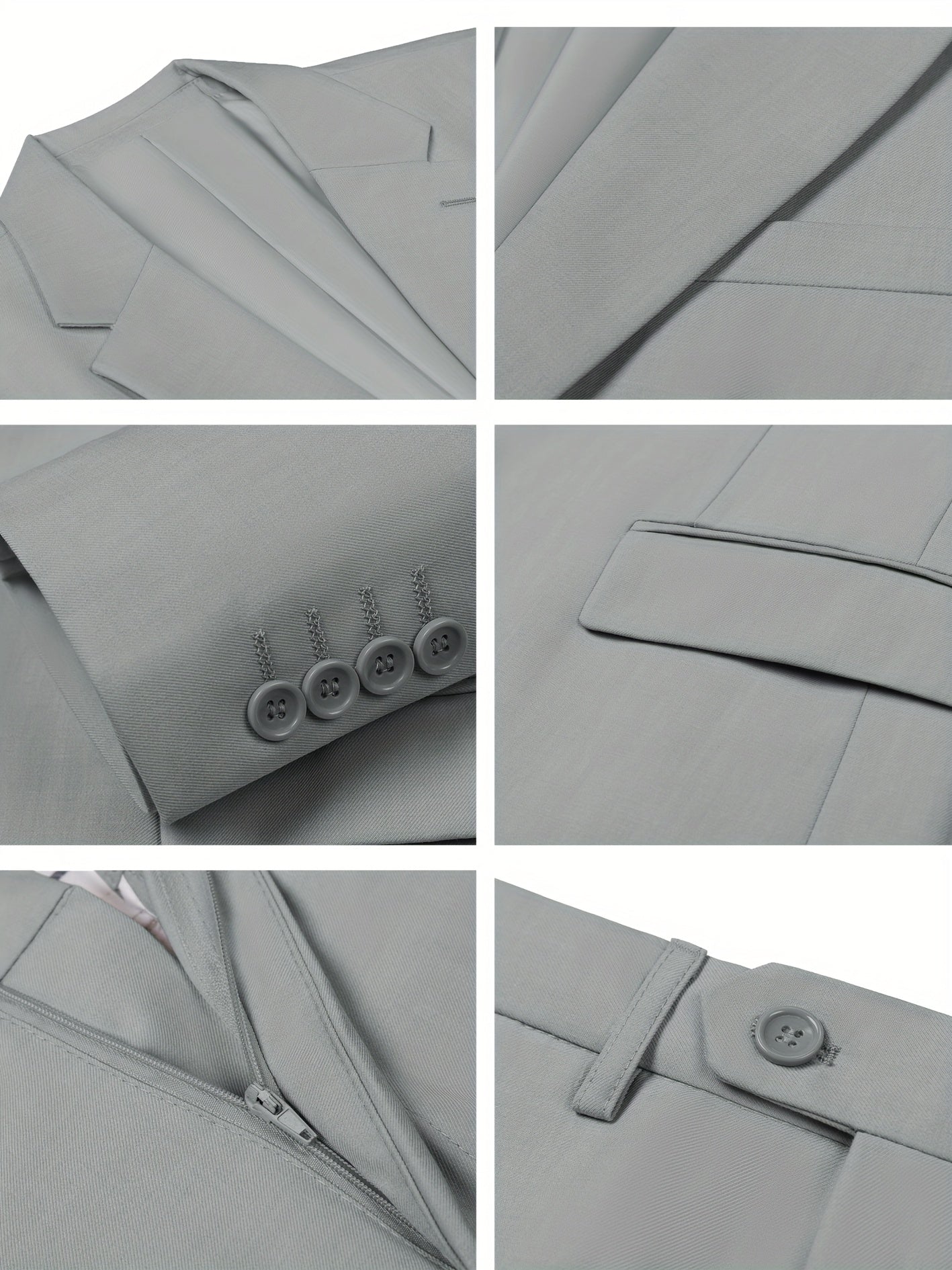 Men’s Slim-Fit 3-Piece Formal Suit