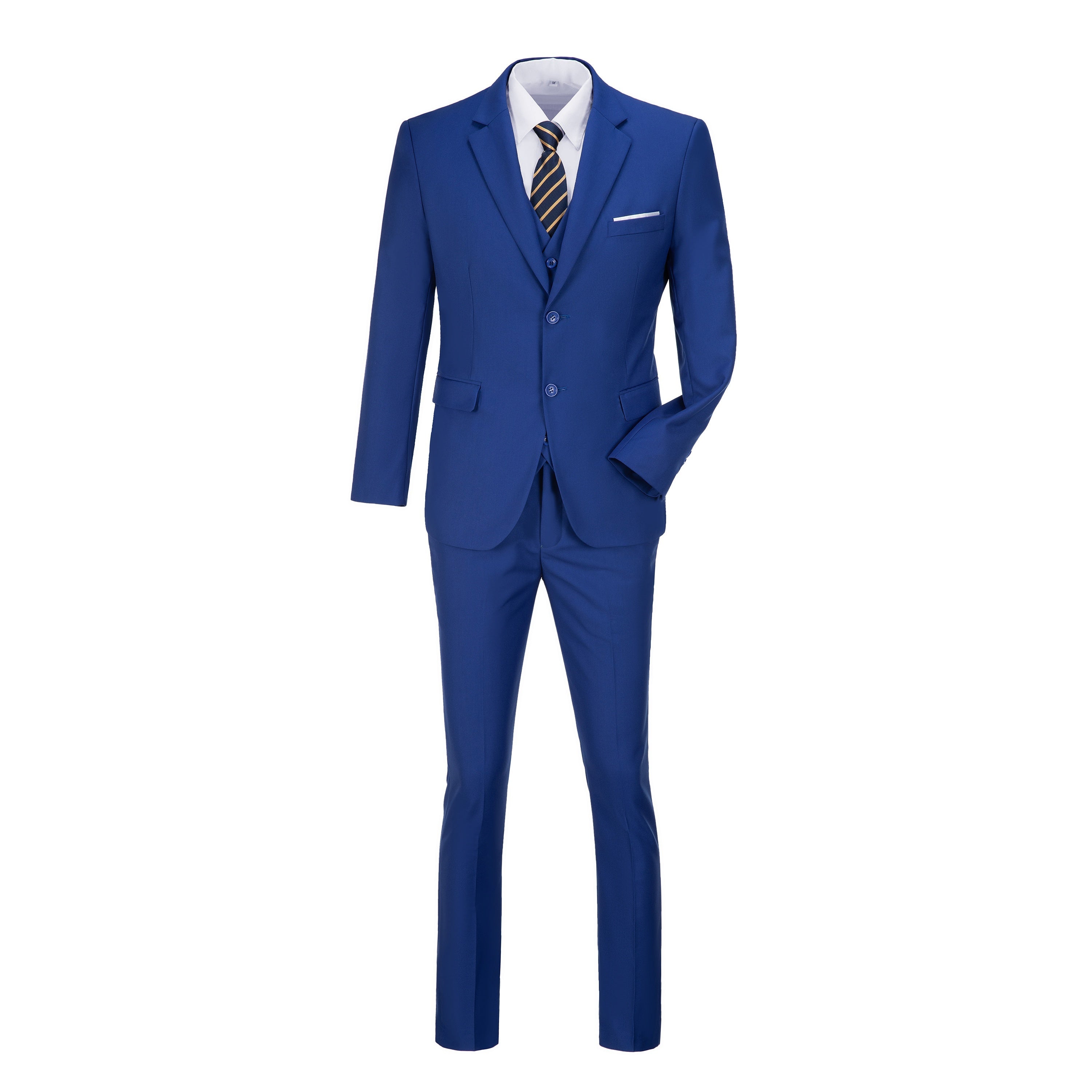 Men’s Slim-Fit 3-Piece Formal Suit